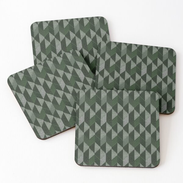 Item preview, Textured geometric green. designed and sold by marinaklykva.