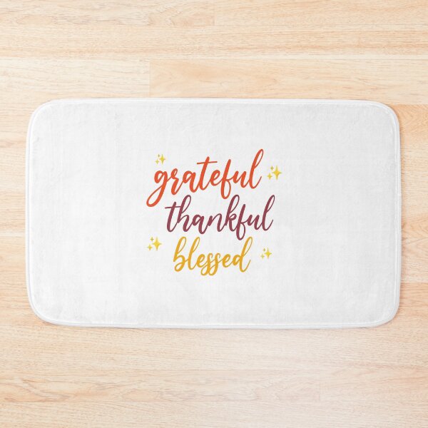 Item preview, Grateful Thankful Blessed Design STICKER & WALL ART designed and sold by ZenDesigner.