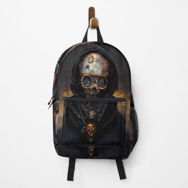 Item preview, Steampunk skull in a hoodie designed and sold by Anna-Kik.