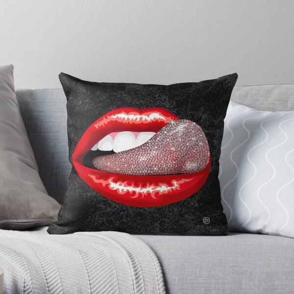 Precious Tongue Throw Pillow