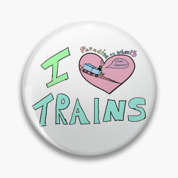 Item preview, I <3 trains designed and sold by doodliez.