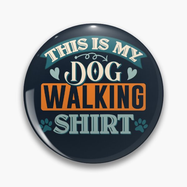 Item preview, This is My Dog Walking Shirt - Funny Pet Walker designed and sold by DebbisPalette.