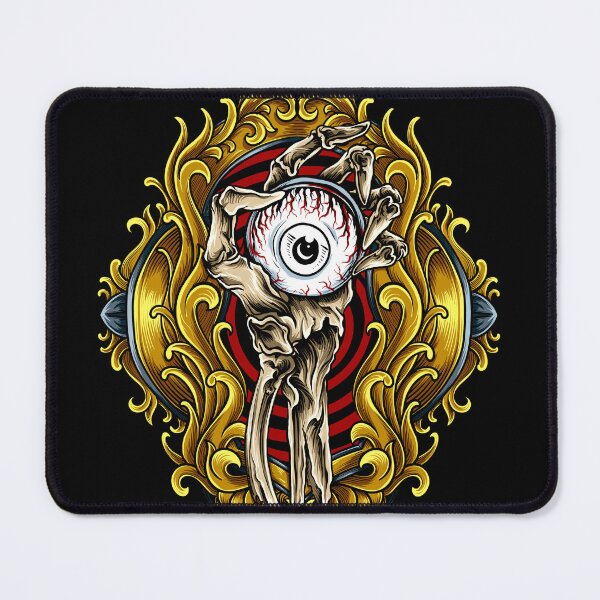 Item preview, Eye-Ball-Skeleton-Hand-Engraving-ornament designed and sold by Shuvra Gain.