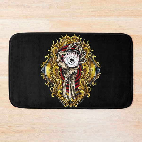 Item preview, Eye-Ball-Skeleton-Hand-Engraving-ornament designed and sold by Shuvra Gain.