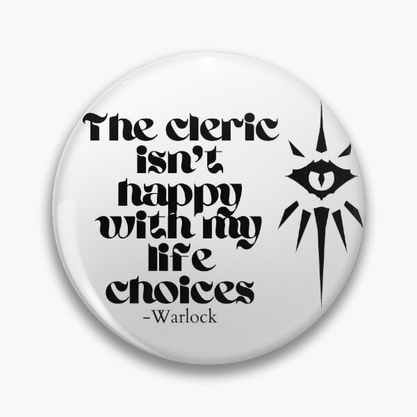 Item preview, The Cleric is not happy with my life choices designed and sold by Mar-Art5.
