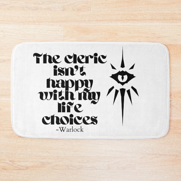 Item preview, The Cleric is not happy with my life choices designed and sold by Mar-Art5.