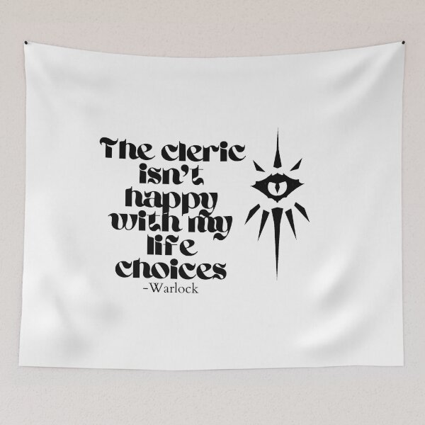 Item preview, The Cleric is not happy with my life choices designed and sold by Mar-Art5.