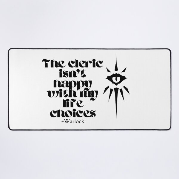 Item preview, The Cleric is not happy with my life choices designed and sold by Mar-Art5.
