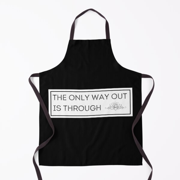 Item preview, The only way out is through Sign Sticker designed and sold by MagicWolfStar.