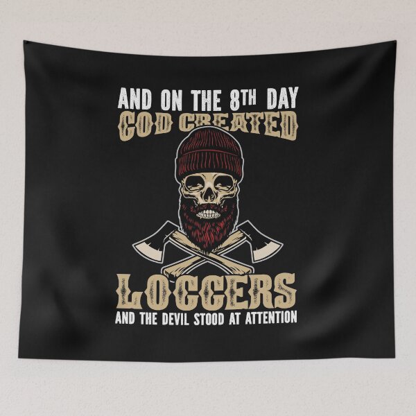 Item preview, And On The 8th Day God Created Logger. Chainsaw / Arborist designed and sold by Tee Hub.