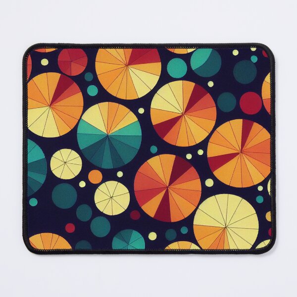 Item preview, Retro Crop Circles - Infinite Retro Pattern - Seamless Pattern designed and sold by GenerationalArt.