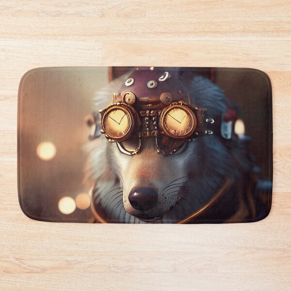 Item preview, wolf with glasses designed and sold by SeyliiShop.
