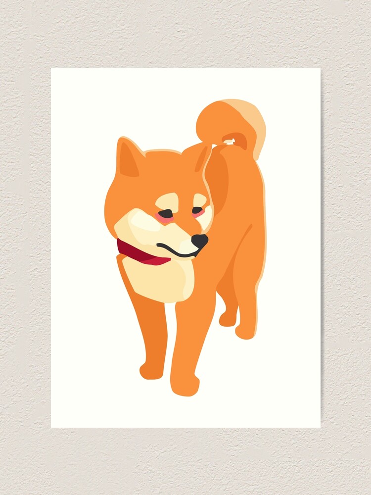 Shiba Inu 3 Art Print