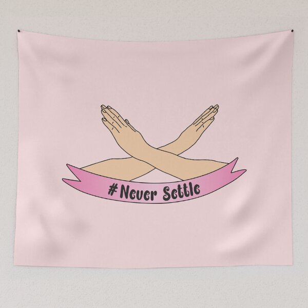 Item preview, Never Settle Hand Gesture designed and sold by bolimj.