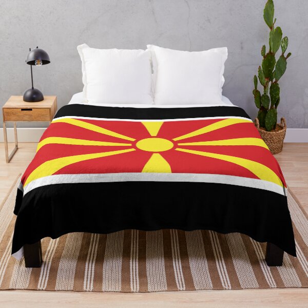 Item preview, NORTH MACEDONIA Flag Gifts, Masks, Stickers & Products (GF) designed and sold by mpodger.