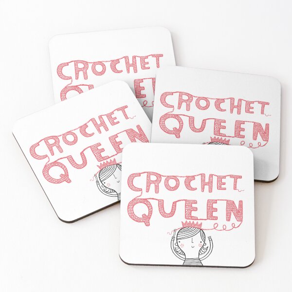 Item preview, Crochet Queen crochet hook girl  designed and sold by stamptout.