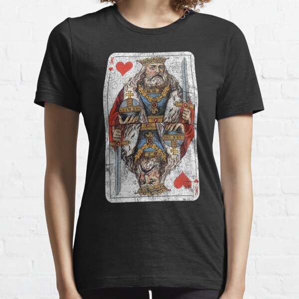 Vintage King of Hearts Playing Card Essential T-Shirt