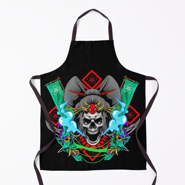 Item preview,  Geisha-illustration-sugar-skull designed and sold by Shuvra Gain.