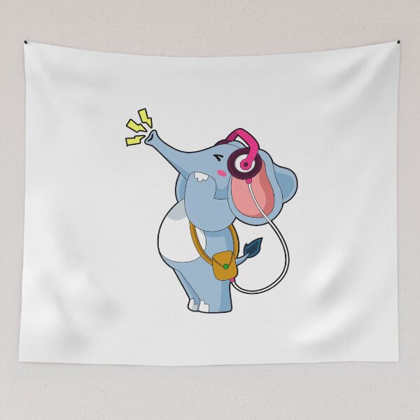 Item preview, Elephant Headphone Music designed and sold by Snabdesign84.