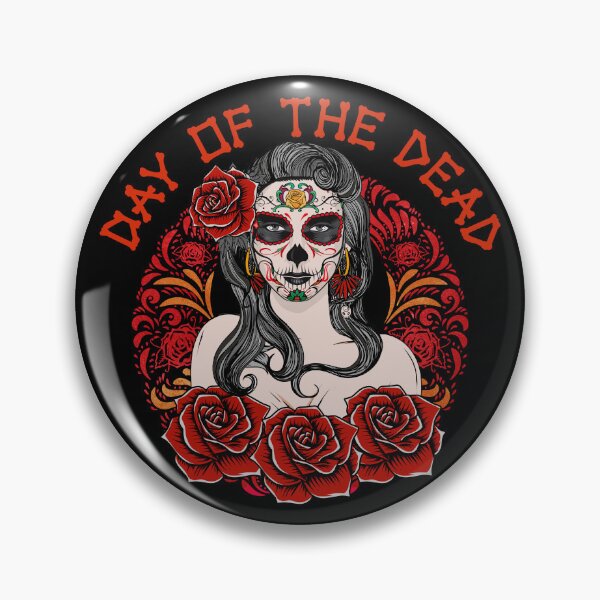 Item preview, Girl-Sugar-Skull-Day-Of-The-Dead designed and sold by Shuvra Gain.