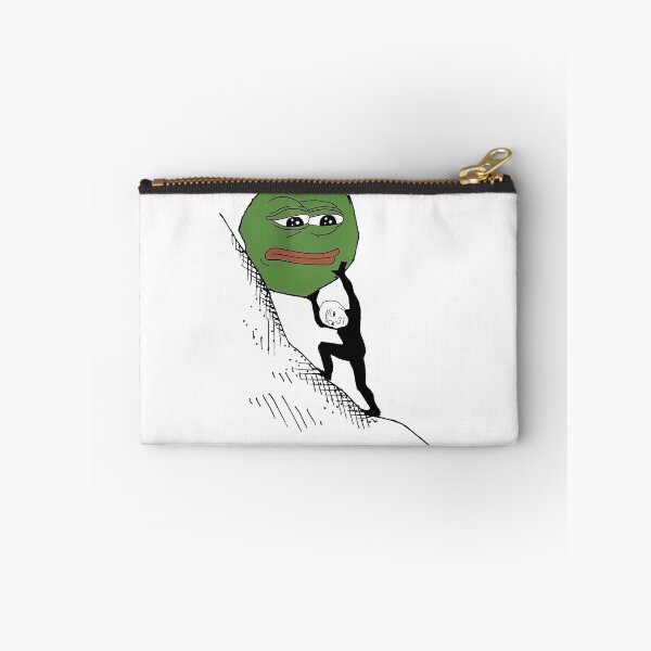 Item preview, Wojak Pepe Sisyphus Meme  designed and sold by ASamArt.
