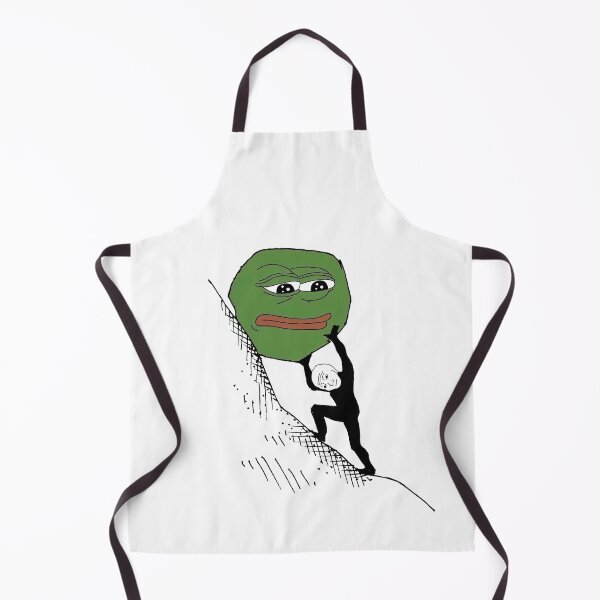 Item preview, Wojak Pepe Sisyphus Meme designed and sold by ASamArt.