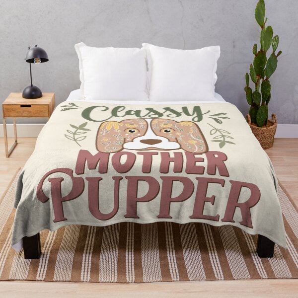 Item preview, Classy Mother Pupper - Funny Dog Mom designed and sold by DebbisPalette.