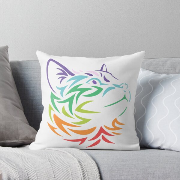 Item preview, Rainbow Cat designed and sold by PawsAndFriends.