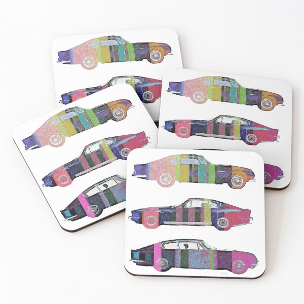 Item preview, Aston Martin DB6 pop colors designed and sold by Aaaah Eeeek  Studio.