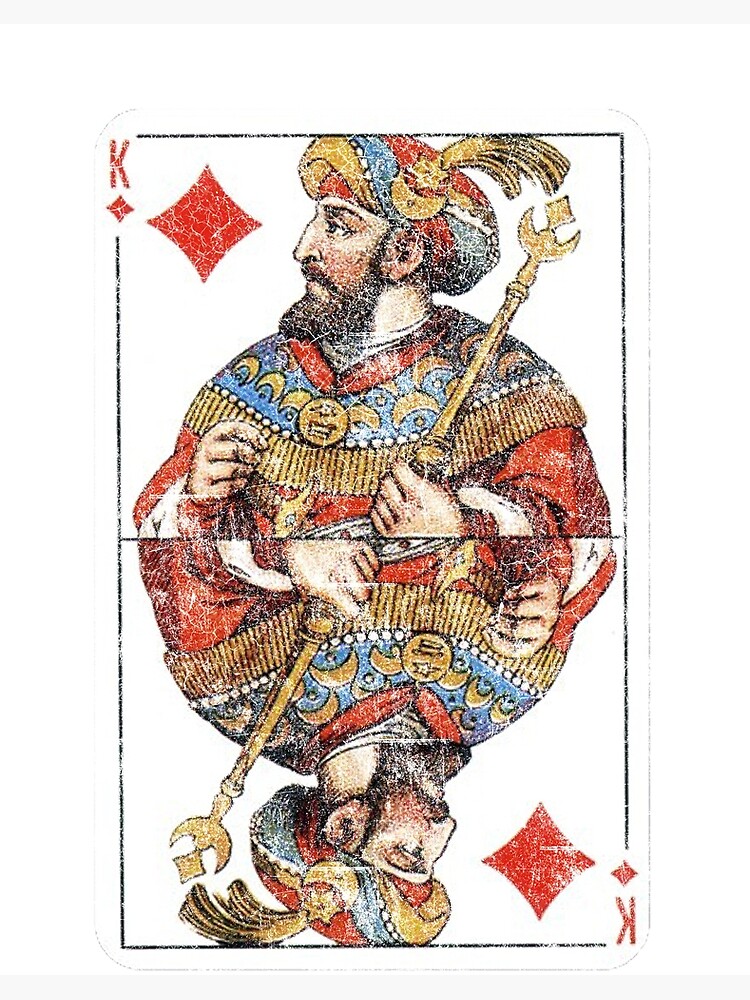 Playing Card Print - King of Diamonds - Home