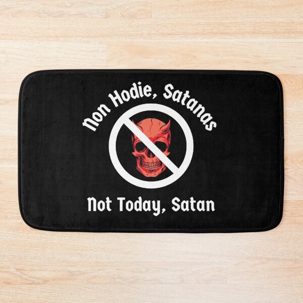 Item preview, Not Today, Satan - Non Hodie, Satanas. Anti-Evil Latin Language Meme designed and sold by IceCreamMuseum.