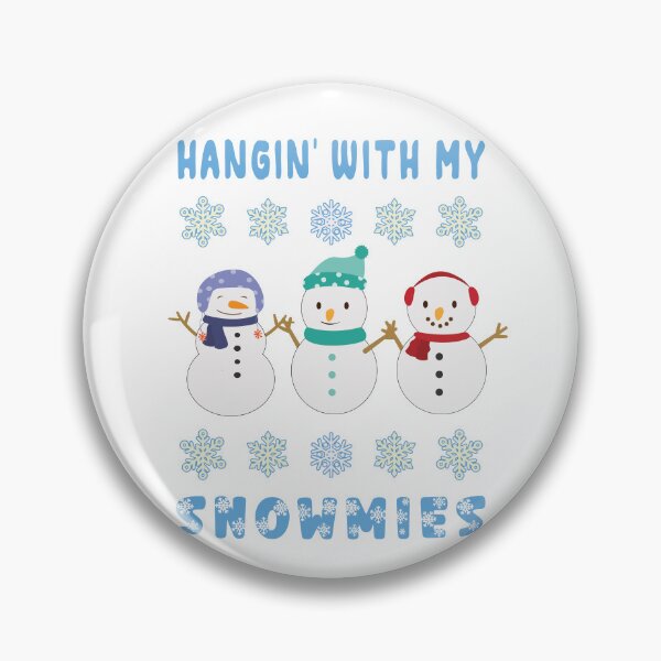 Item preview, HANGING WITH MY SNOWMIES FUN CHRISTMAS HAPPY SNOWMEN designed and sold by ittybittyowl.