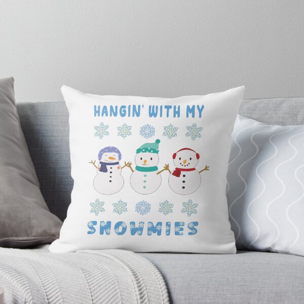 Item preview, HANGING WITH MY SNOWMIES FUN CHRISTMAS HAPPY SNOWMEN designed and sold by ittybittyowl.