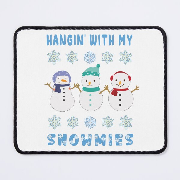 Item preview, HANGING WITH MY SNOWMIES FUN CHRISTMAS HAPPY SNOWMEN designed and sold by ittybittyowl.