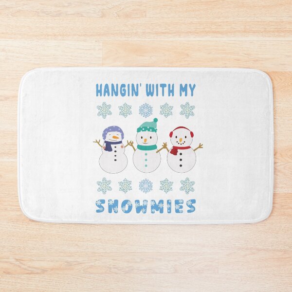 Item preview, HANGING WITH MY SNOWMIES FUN CHRISTMAS HAPPY SNOWMEN designed and sold by ittybittyowl.
