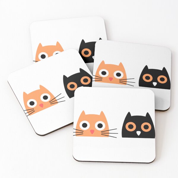 Item preview, a cat and an owl designed and sold by A2A  SHOP.
