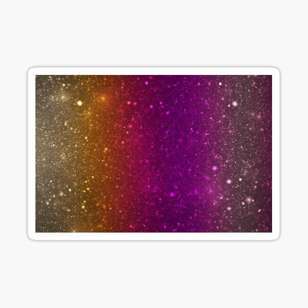 Purple Golden Glitter Stickers Redbubble