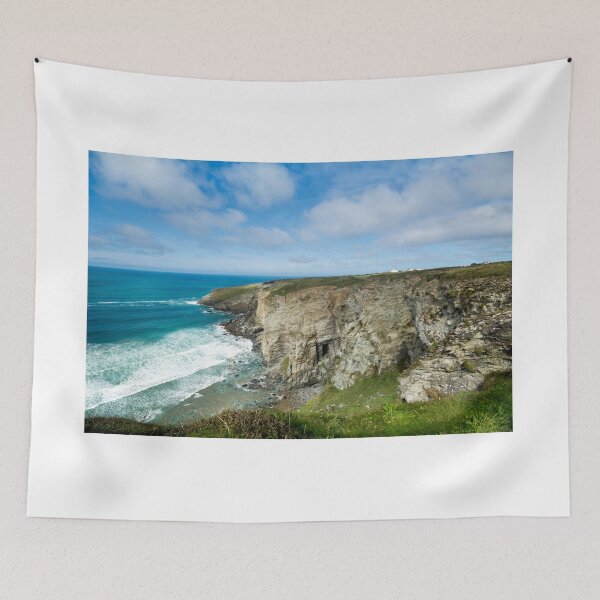 Item preview, Hole beach cliff -Tintgel Cornwall designed and sold by eddiej.