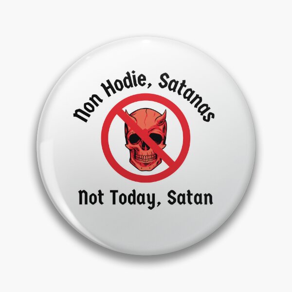 Item preview, Latin Language Not Today, Satan - Non Hodie, Satanas. Anti-Evil Meme designed and sold by IceCreamMuseum.