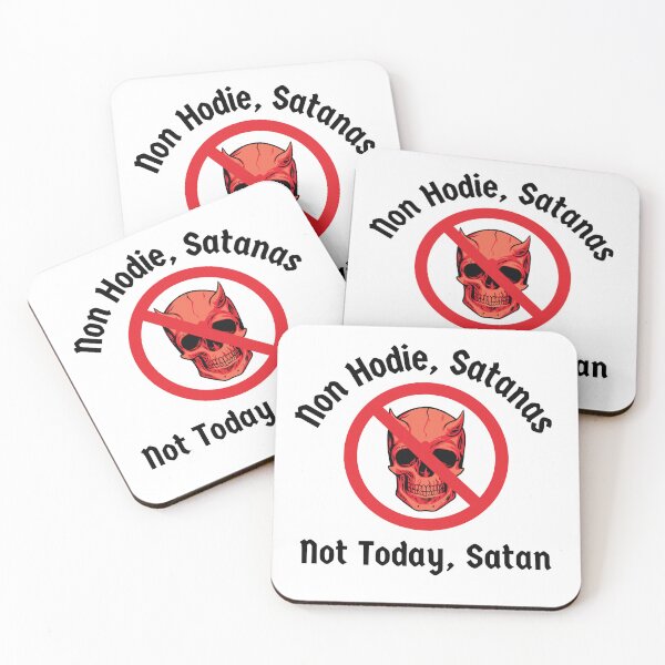 Item preview, Latin Language Not Today, Satan - Non Hodie, Satanas. Anti-Evil Meme designed and sold by IceCreamMuseum.