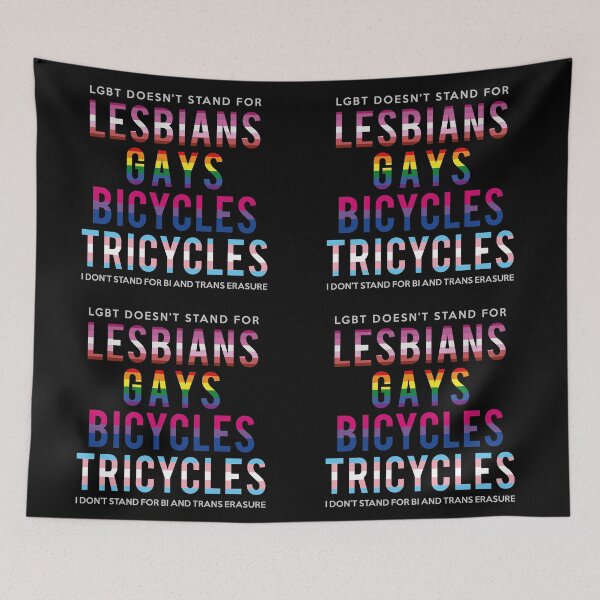 Item preview, Lesbians Gays Bicycles Tricycles designed and sold by sky-alive.