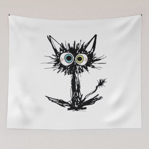 Item preview, Black Unkempt Kitten GabiGabi designed and sold by Stevenobinsun.