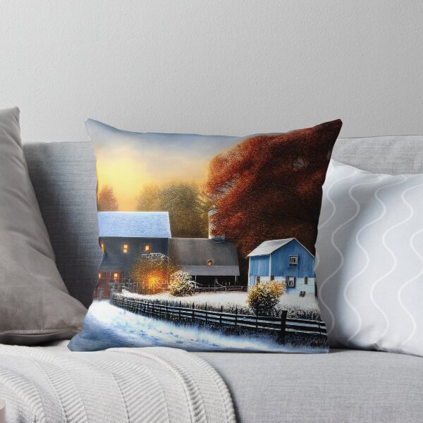 Item preview, Autumn Season at the Farm, Early Morning Chores designed and sold by Itaya Art.