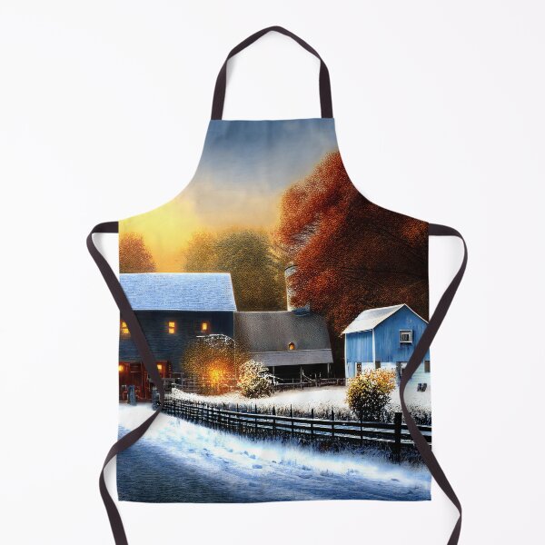 Item preview, Autumn Season at the Farm, Early Morning Chores designed and sold by Itaya Art.