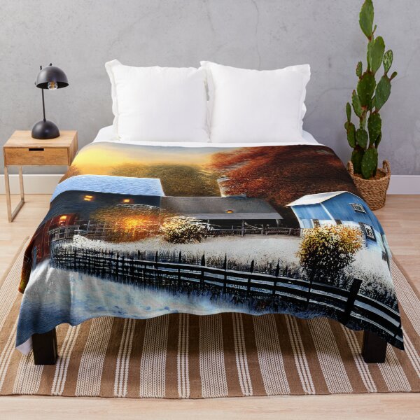 Item preview, Autumn Season at the Farm, Early Morning Chores designed and sold by Itaya Art.