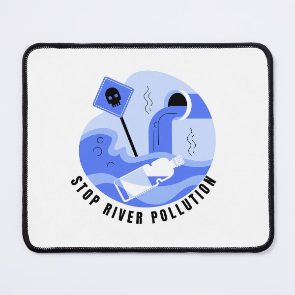 Item preview, River Pollution | Stop River Pollution | Save The Environment  designed and sold by PrintyRelatable.