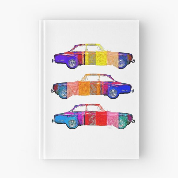 Item preview, 3 Alfa Romeo Junior GT 1973 pop colors designed and sold by Aaaah Eeeek  Studio.