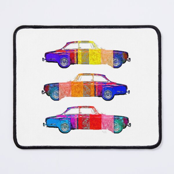 Item preview, 3 Alfa Romeo Junior GT 1973 pop colors designed and sold by Aaaah Eeeek  Studio.