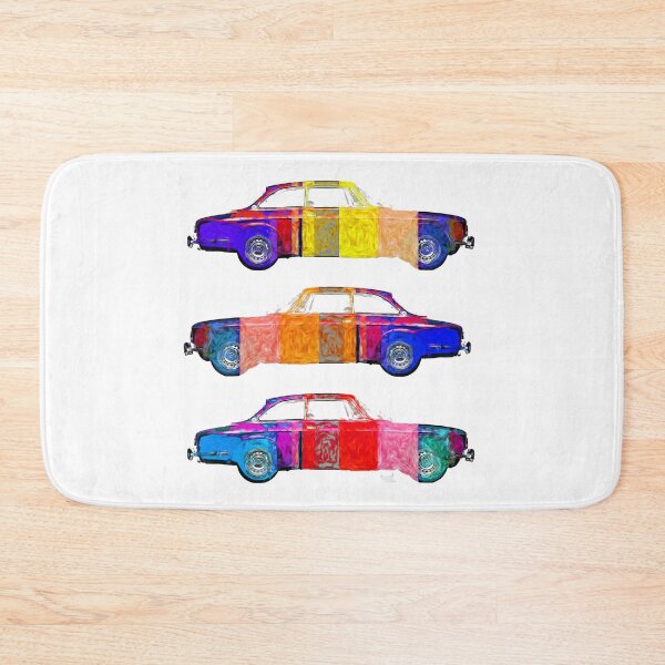 Item preview, 3 Alfa Romeo Junior GT 1973 pop colors designed and sold by Aaaah Eeeek  Studio.