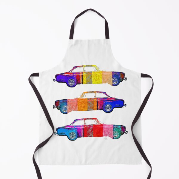 Item preview, 3 Alfa Romeo Junior GT 1973 pop colors designed and sold by Aaaah Eeeek Studio.
